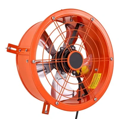 Vevor Gable Mount Fan, 12 Inch Solar Attic Vent Exhaust Fan Carbon Steel, 900 Cfm Cooling And Ventilation  In Orange