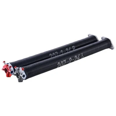 Vevor Garage Door Torsion Springs Pair Of 2 X 24 Inch With Winding Bars In Matte Black