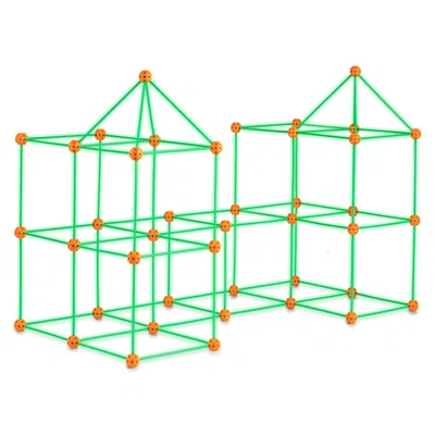 Vevor Glow In The Dark! Christmas Gift! Tent Fort Building Kit For Kid Glow In The Dark Stem Construction 