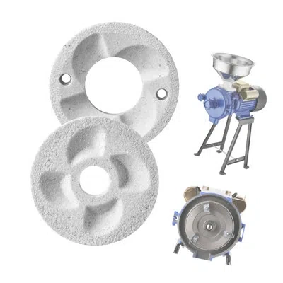 Vevor Grinding Sheets For Electric Grain Mill Grinder, Marble Dry & Wet Grinding Discs, Replacement Grindi In White