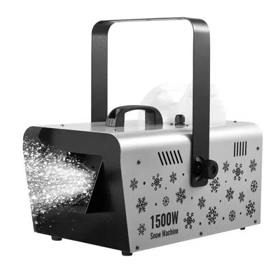 Vevor Handheld Hanging Snow Machine 1500w Remote Control Snow Maker Wireless In Silver
