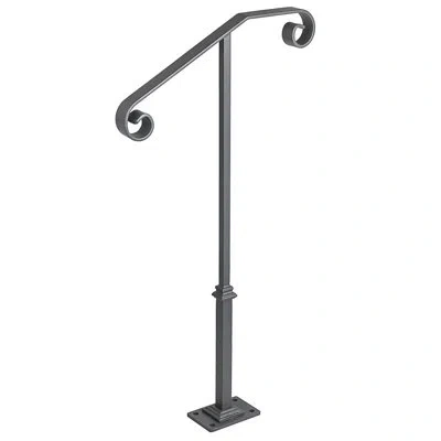 Vevor Handrail Double Step In Gray