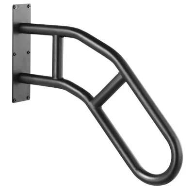 Vevor Handrails For Outdoor Steps 29" Wall Mount Safety Railings For 1-3 Steps In Silver