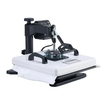Vevor Heat Press Machine, 15 X 15 In, 8-in-1 Multifunction, 360° Swing Away, Heat Up Fast And Even, Digita In White