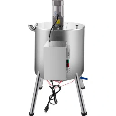 Vevor Heating Mixing Filling Machine, 30l/7.9 Gal Lipstick Filling Machine In Silver