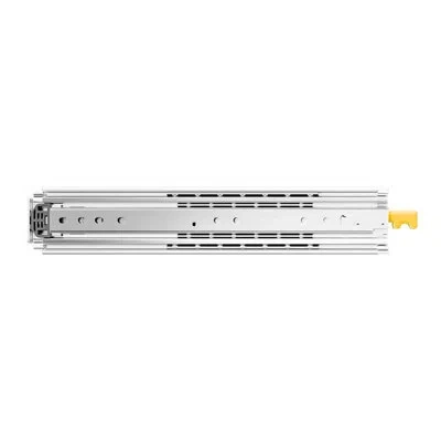 Vevor Heavy Duty Drawer Slides, 1 Pair 52inch Locking Drawer Slides, 500lbs Load Capacity, Side Mount Ball In Silver