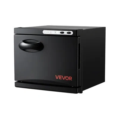 Vevor Hot Towel Warmer, 1.76 Gal Small Towel Warmer Cabinet With Clip & Stainless Steel Rack, Holds Up 12  In Natural