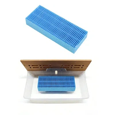 Vevor Humidifier Replacement Filter, Single Pack Humidifying Pad For Cm-50d/cm-80d Cigar Humidor Water Tan In Blue
