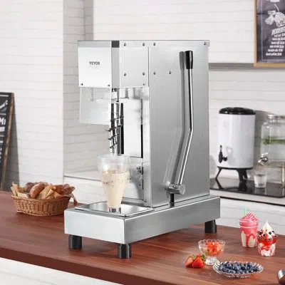 Vevor Ice Cream Blender 750w  Ice Cream Mixer Stir Machine 304 Stainless Steel In Silver