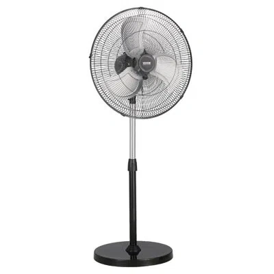 Vevor Industrial Pedestal Fan 3-speed Oscillating Fan With Adjustable Height