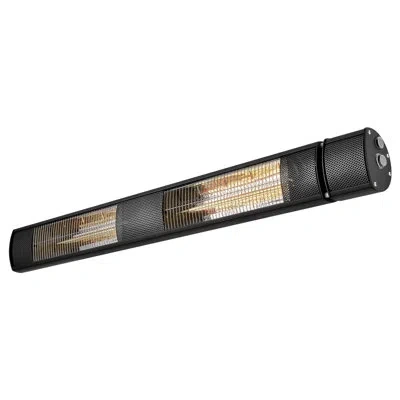Vevor Infrared Heater 3000w Electric Space Heater For Outdoor Use Black, Remote & Mechanical Switch Contro