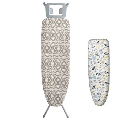Vevor Ironing Board With Large 51 X 13 Ironing Surface, Thickened 4 Layers Iron Board With Heat Resistant  In Brown