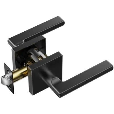 Vevor Keyless Entry Door Lever In Matte Black;black