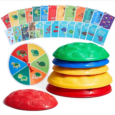 Vevor Kids Balance Stepping Stones Sensory Obstacle Course 6 Pcs Outdoor Indoor