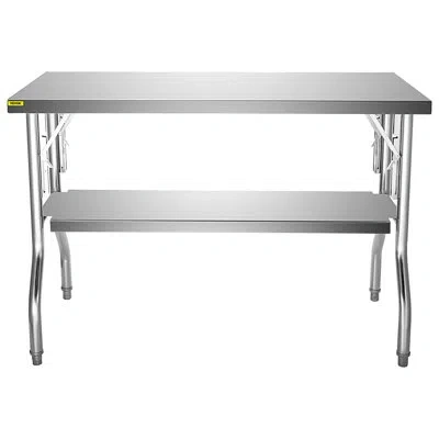 Vevor Kitchen Cart With Stainless Steel Top