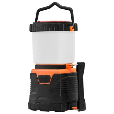 Vevor Led Camping Lantern Battery Powered All-in-one For Exceptional Experience In Black;orange