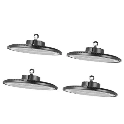 Vevor Led High Bay Lights, 5000k 250w 36000lm Super Bright Ufo Led Warehouse Shop Lights, Ip65 Waterproof, In Black