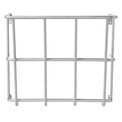Vevor Livestock Hay Feeder 18.5 Gallons Wall Mounted Goat Hay Rack For Horses In Silver
