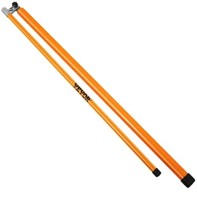 Vevor Load Height Measuring Stick, 15' Sturdy Fiberglass Truck Height Stick In Orange
