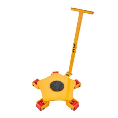 Vevor Machine Skate 8800 Lbs Machinery Moving Skate With Handle 360° Rotation In Yellow