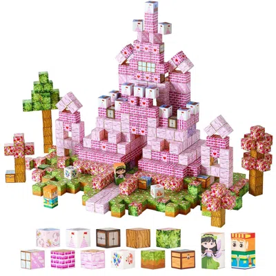 Vevor Magnetic Blocks 100 Pcs Princess Castle Set Stem Montessori Sensory Toys