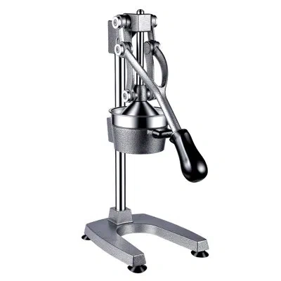 Vevor Manual Citrus Juicer, 19" Tall Hand Press Orange Juicer, Manual Fresh Juice Extractor For Lemon Pome In Silver;gray