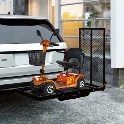 Vevor Metal Foldable 46.3'' L Van And Suv Ramp In Black