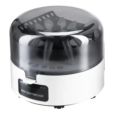 Vevor Mini Centrifuge Machine 0.2/1.5/2ml Fixed Speed 7000rpm With 2-in-1 Rotor In White