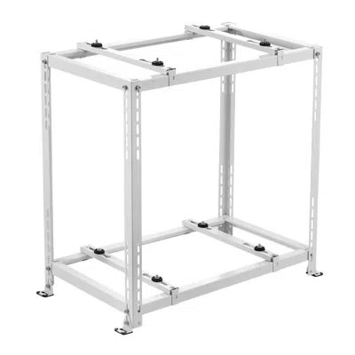 Vevor Mini Split Ground Stand For 9000-18000 Btu Heat Pump Dual Levels In White