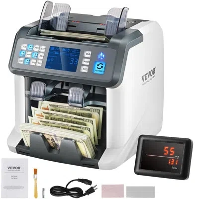 Vevor Mixed Denomination Cash Counters In White,gray