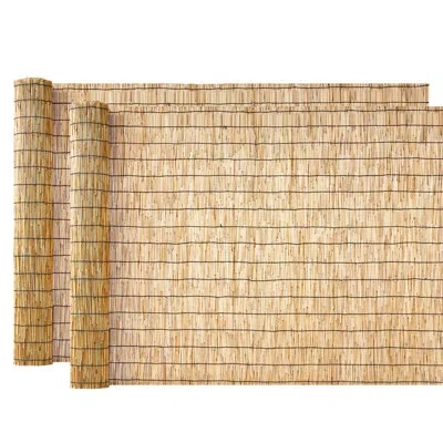Vevor Natural Reed Fencing, Decorative Natural Reed Fencing Roll, Decorative Fence For Backyard Divider, P In Beige