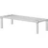 Vevor Newly Upgraded!aluminum Dunnage Rack Stationary Dunnage Rack 48' X 20' X 12' Storage Rack - Silver In White