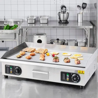 Vevor Non Stick Electric Grill In Silver