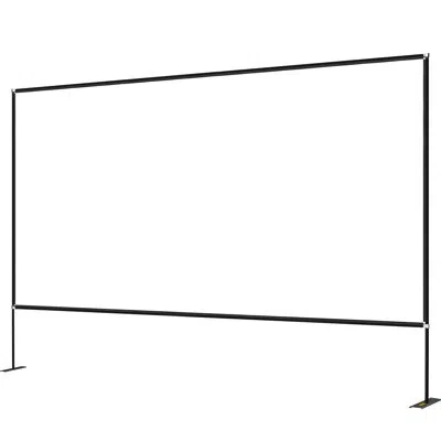 Vevor Outdoor Portable Projector Screen In Black