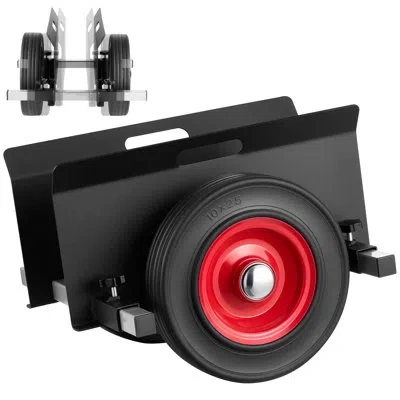 Vevor Panel Dolly, 1000 Lbs Load Capacity, Drywall Mover With 10 Inch Rubber Wheels Fits Different Terrain In Black