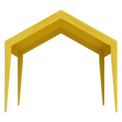 Vevor Party Tent Replacement Canopy In Beige