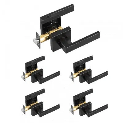 Vevor Passage Door Handle Matte Black Door Lever Interior Reversible Lever