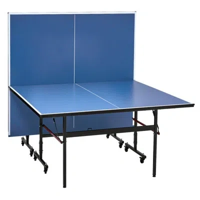 Vevor Ping Pong Table, 10 Minute Easy Assembly, 12mm Tabletops, Professional Table Tennis Game, Indoor Mdf In Blue