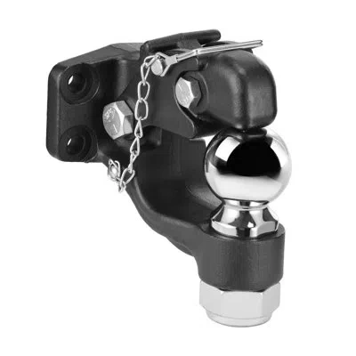 Vevor Pintle Hitch 2-5/16" Mount Hitch Ball For 2.5" To 3" Lunette Ring 30000 Lbs