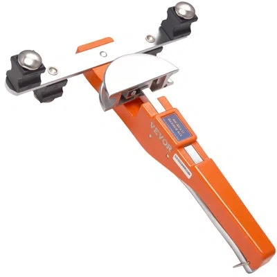 Vevor Pipe Tube Bender, 1/4"-7/8" O.d. Ratcheting Tubing Bender, 90° Forward/reverse Pipes Bending Tools In Black;orange