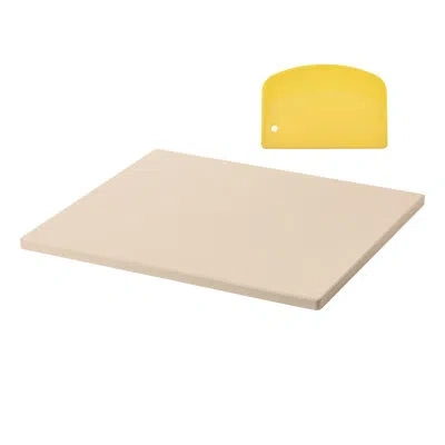 Vevor Pizza Stone, 16 X 14 X 0.6 Inch Rectangular Cordierite Pizza Stone, 1450℉ Heat-resistant Cordierite  In Brown