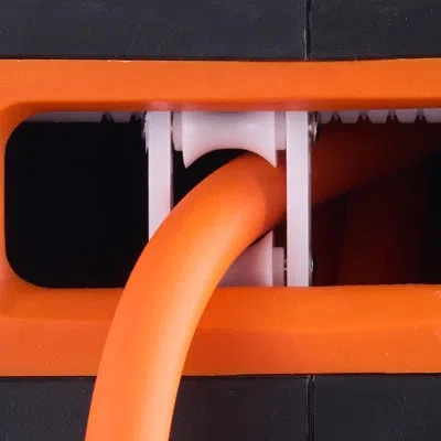 Vevor Plastic Hose Reel In Black;orange