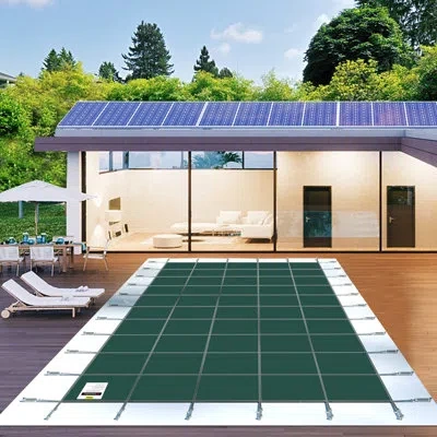 Vevor Pool Safety Cover , Inground Pool Cover Fit For Pp Material In Green