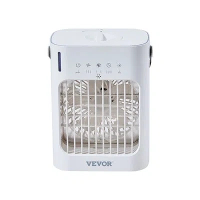Vevor Portable Air Conditioner 4-in-1 Evaporative Air Cooler 700ml Water Tank In White