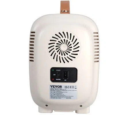 Vevor Portable Countertop Mini Fridge In White