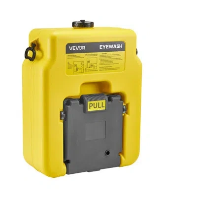 Vevor Portable Eye Wash Station 14 Gal, Emergency Eye Wash Unit With 2 Sprays, Osha-approved Eyewash Stati In Yellow
