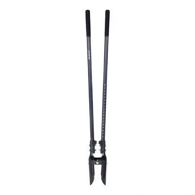 Vevor Post Hole Digger With Carbon Steel Handle Scale Marks 57.5" Manual Hole Digger In Black