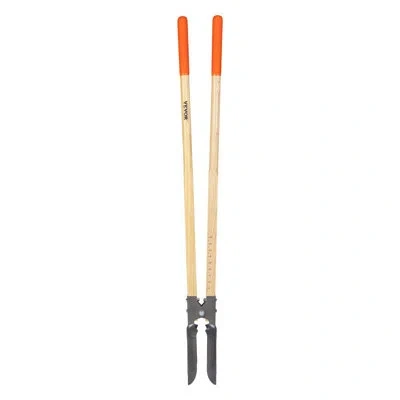 Vevor Post Hole Digger With Wood Handle And Scale Markings 57.5" Manual Hole Digger In Wood Color