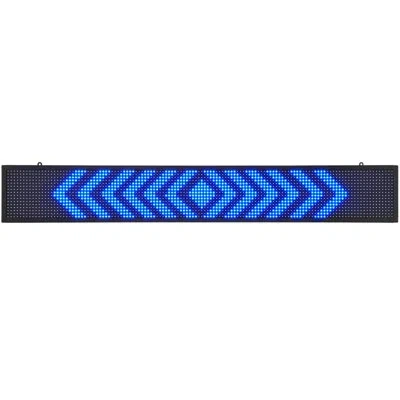 Vevor Programmable Led Sign, P10 Full Color Led Scrolling Panel, Diy Custom Text Animation Pattern Display In Black
