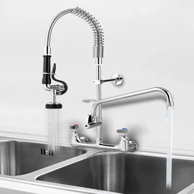 Vevor Pull Down Kitchen Faucet In Silver